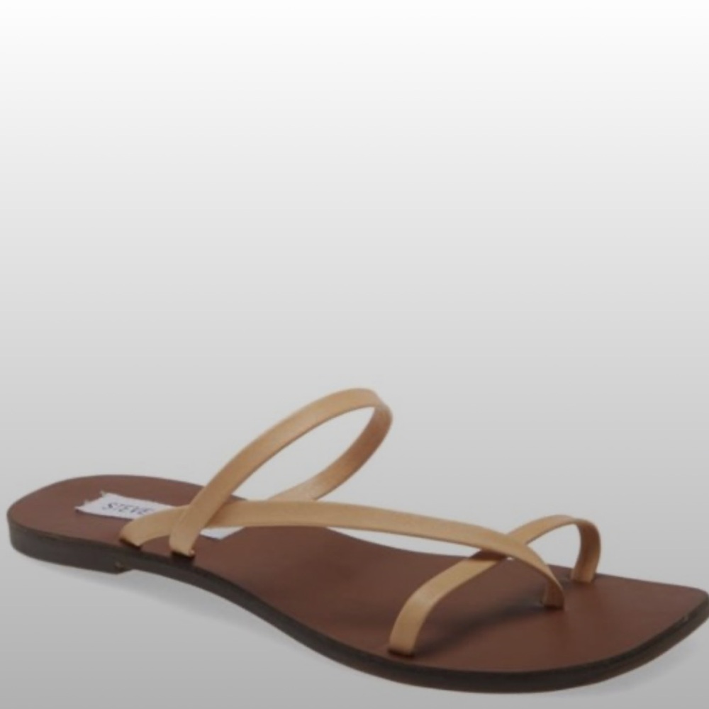 Steve Madden Beige Strappy Sandals